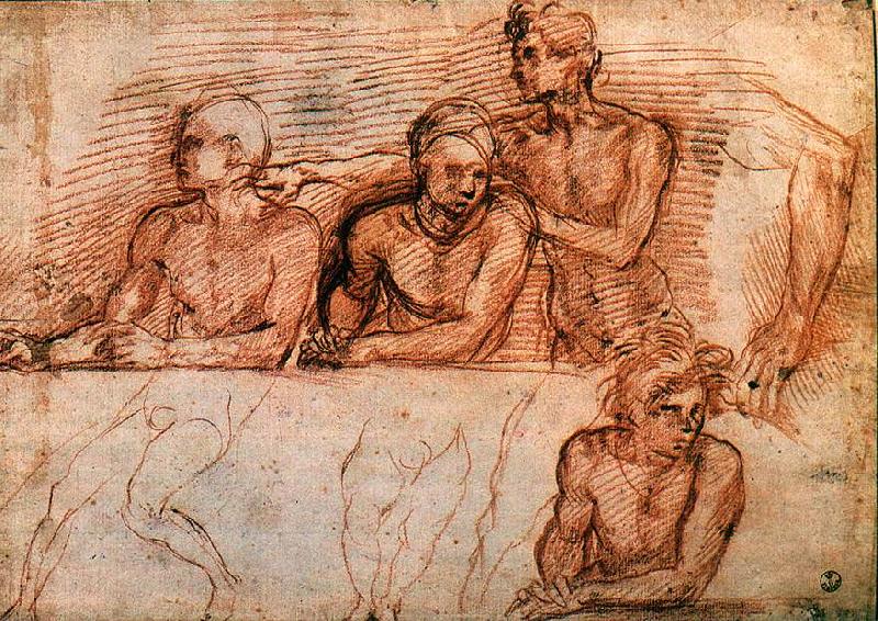 Last Supper (study) gfgggf, Andrea del Sarto